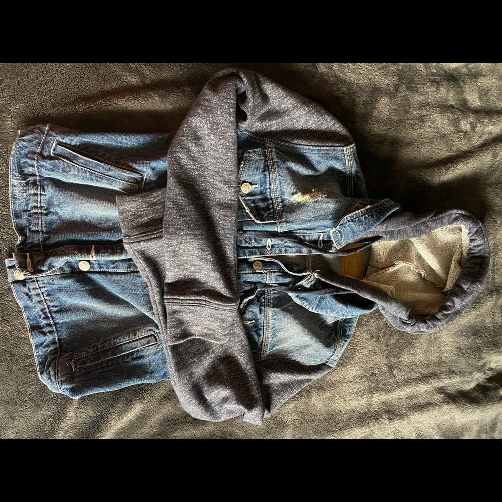 Rue21 Hooded Jean Jacket